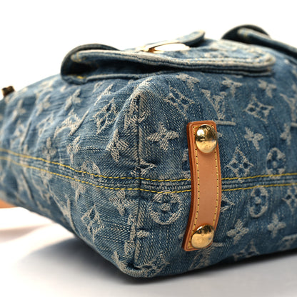 Louis Vuitton Denim Baggy GM Blue 8 of 9