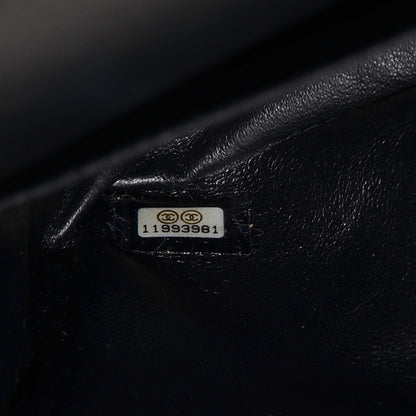 Chanel Glazed Calfskin 2.55 Reissue 227 Flap Black 7 of 9