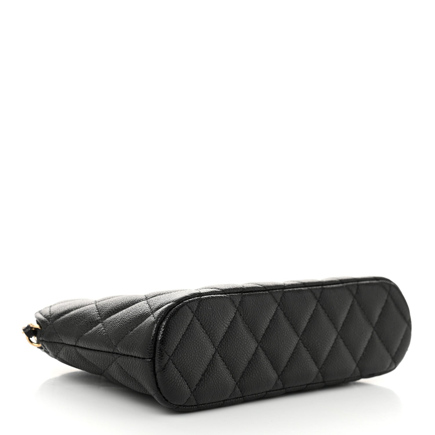 Chanel Caviar Quilted Classic Clutch With Chain Black 4 of 11