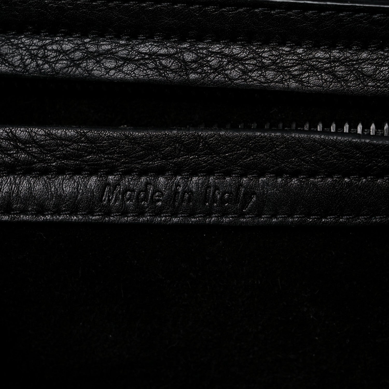 Celine Grained Calfskin Medium Phantom Luggage Black 8 of 16