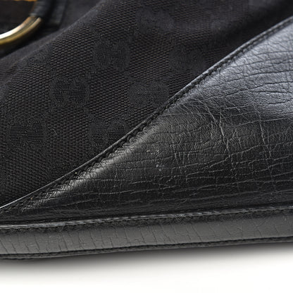 Gucci Monogram Hasler Hobo Black 13 of 14