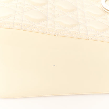 Christian Dior Patent Cannage Large Lady Dior White 13 of 18