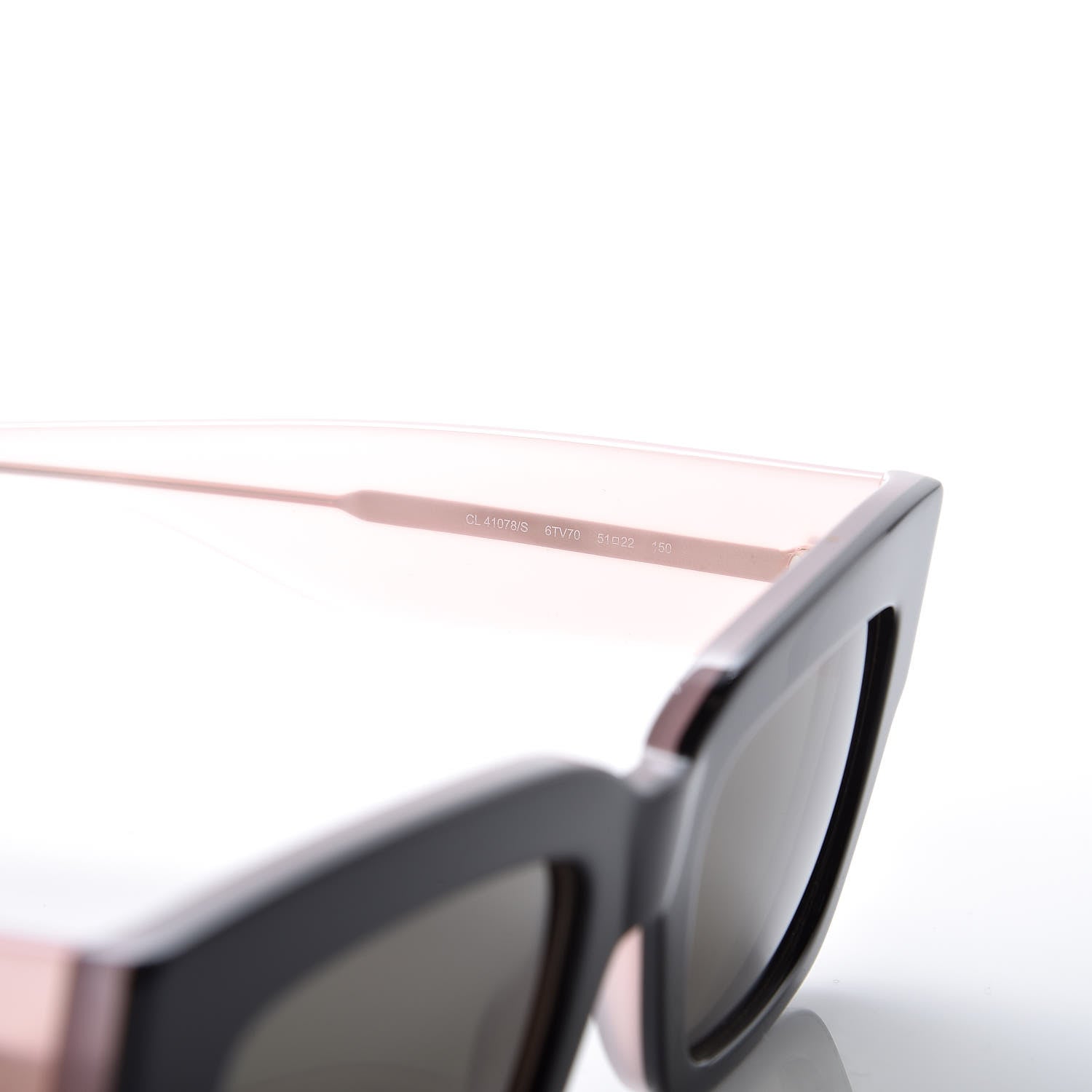 Celine Square Sunglasses CL41078/S Black Pink 5 of 6