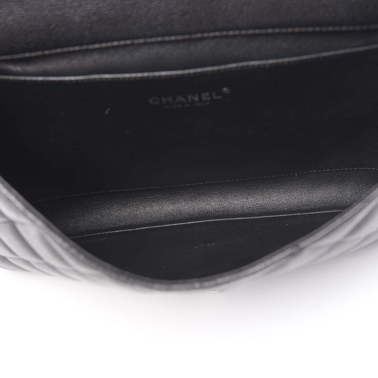 Chanel Caviar Quilted Clutch With Chain Flap Black 4 of 10