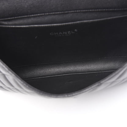 Chanel Caviar Quilted Clutch With Chain Flap Black 4 of 10
