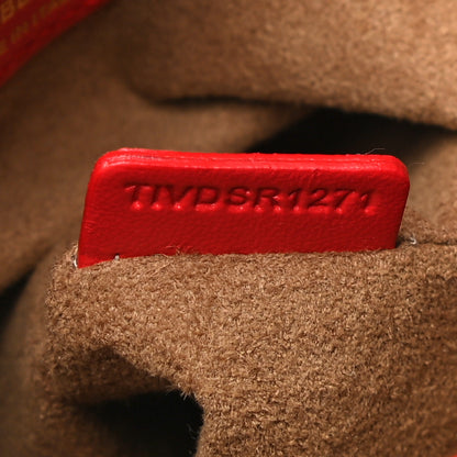 Burberry Calfskin Small Drawcord Pouch Red 7 of 12
