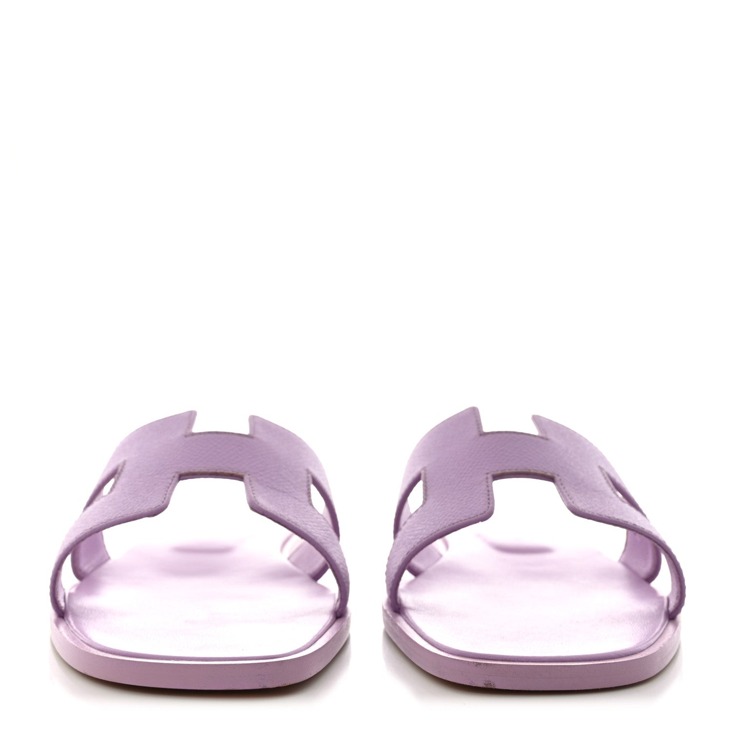 Hermes Epsom Oran Sandals 40 Violet Amethyste 2 of 9