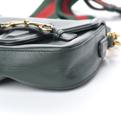Gucci Calfskin Small Lady Web Shoulder Bag Green 7 of 17