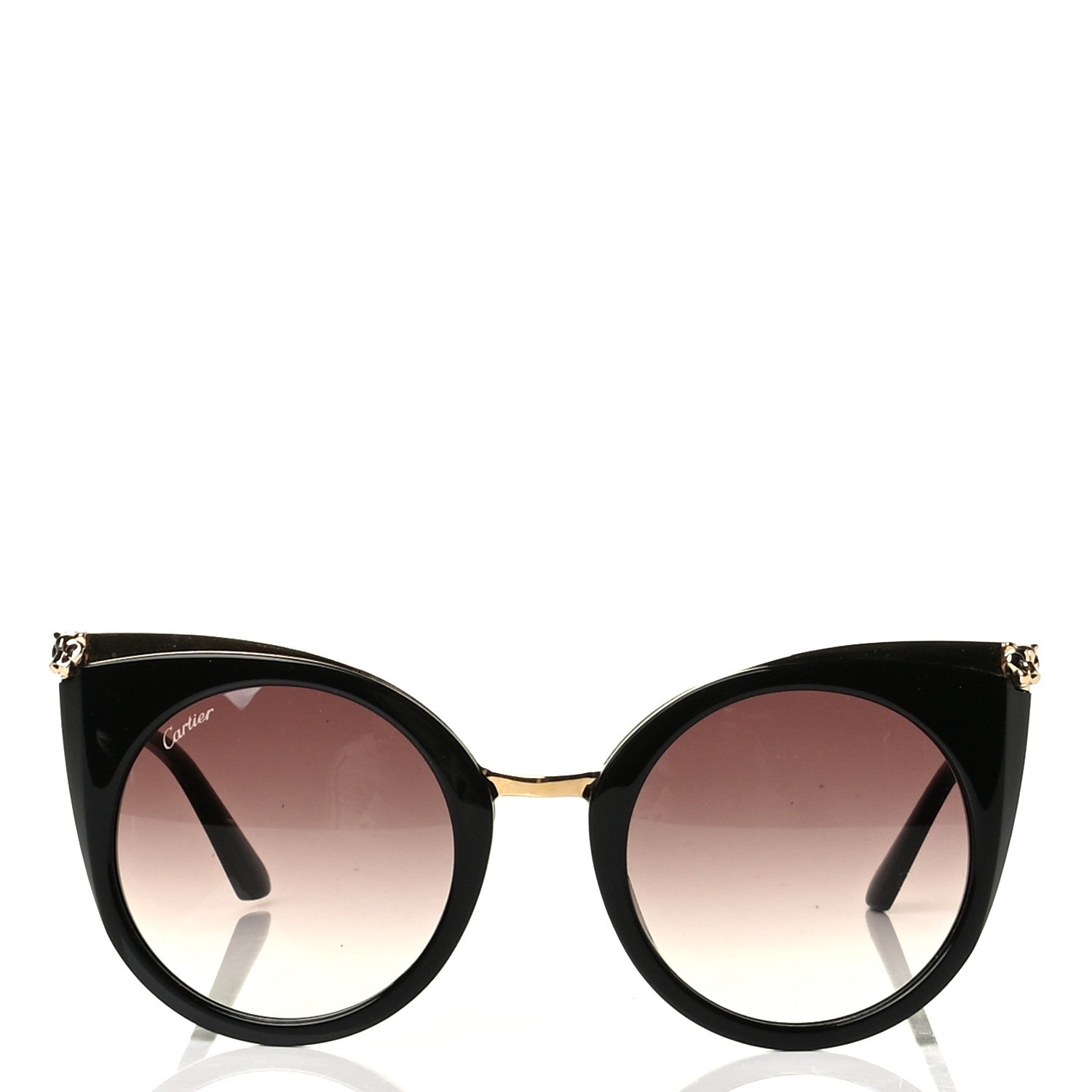 Cartier Panthere De Cartier Sunglasses Black 2 of 5