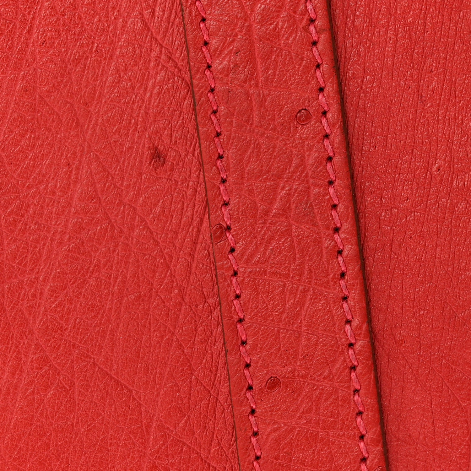 Hermes Ostrich Birkin 30 Rouge Vif 12 of 15