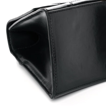 Balenciaga Shiny Box Calfskin Small Hourglass Top Handle Bag Black 10 of 16