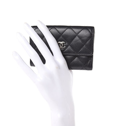 Chanel Caviar Quilted Flap Card Holder Black 2 of 11