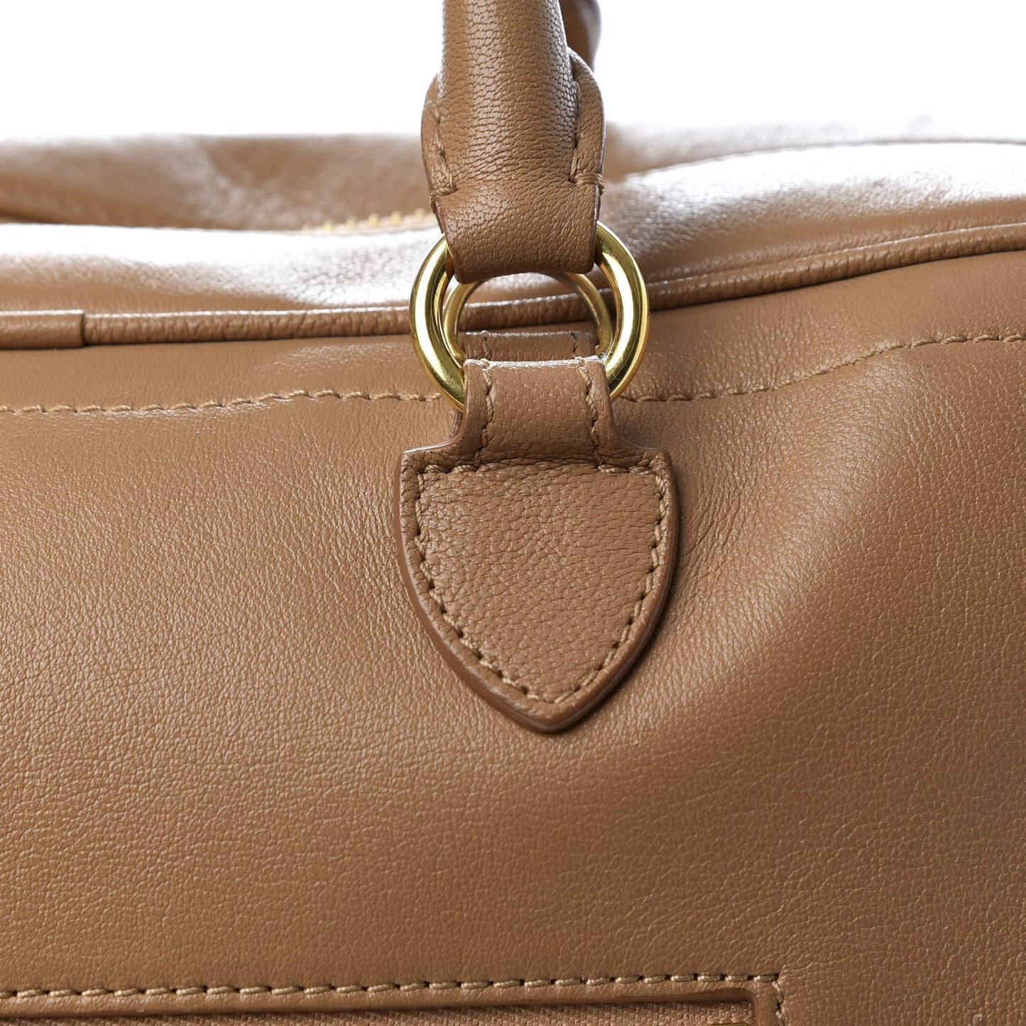 Calfskin Venetia Satchel Tan