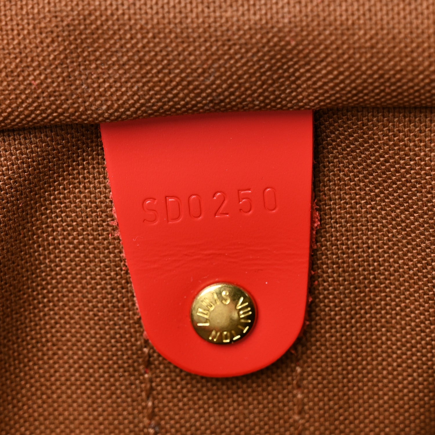 Louis Vuitton Calfskin Monogram Keepall Bandouliere 50 Coquelicot 6 of 10