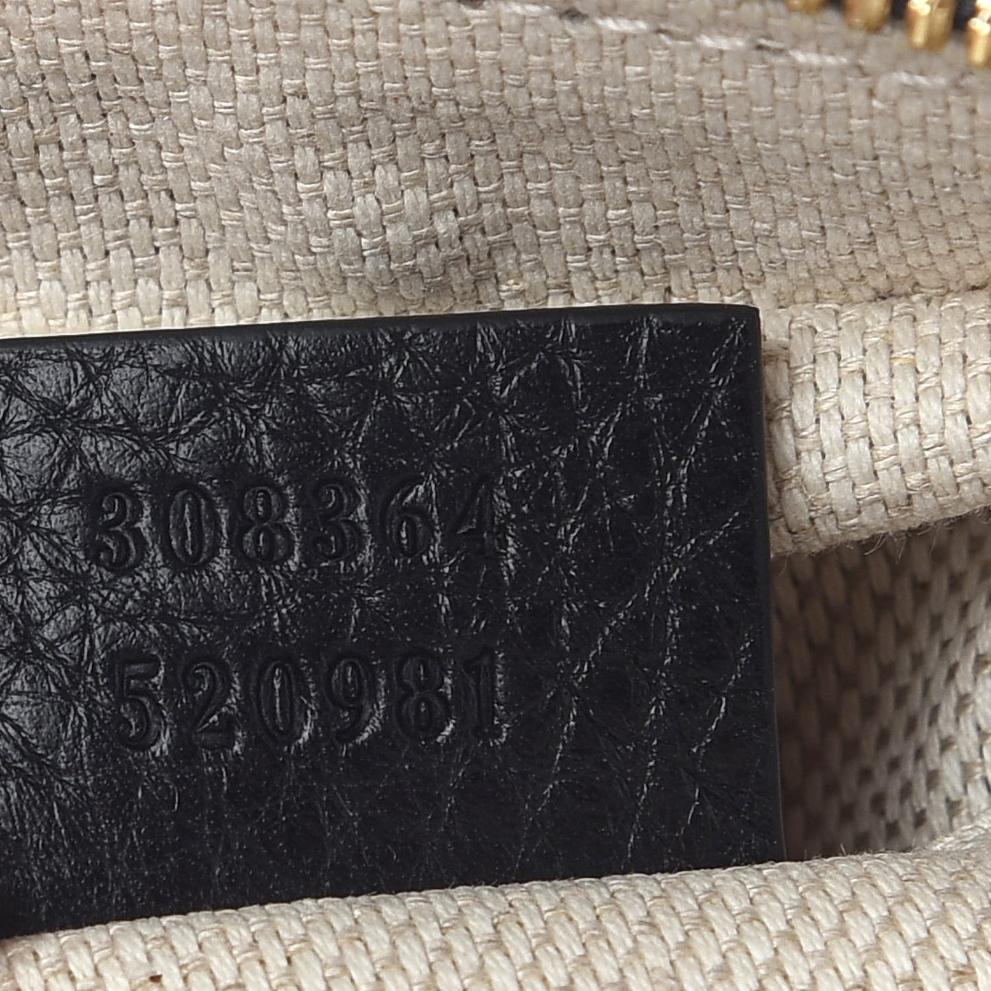 Pebbled Calfskin Small Soho Disco Bag Black