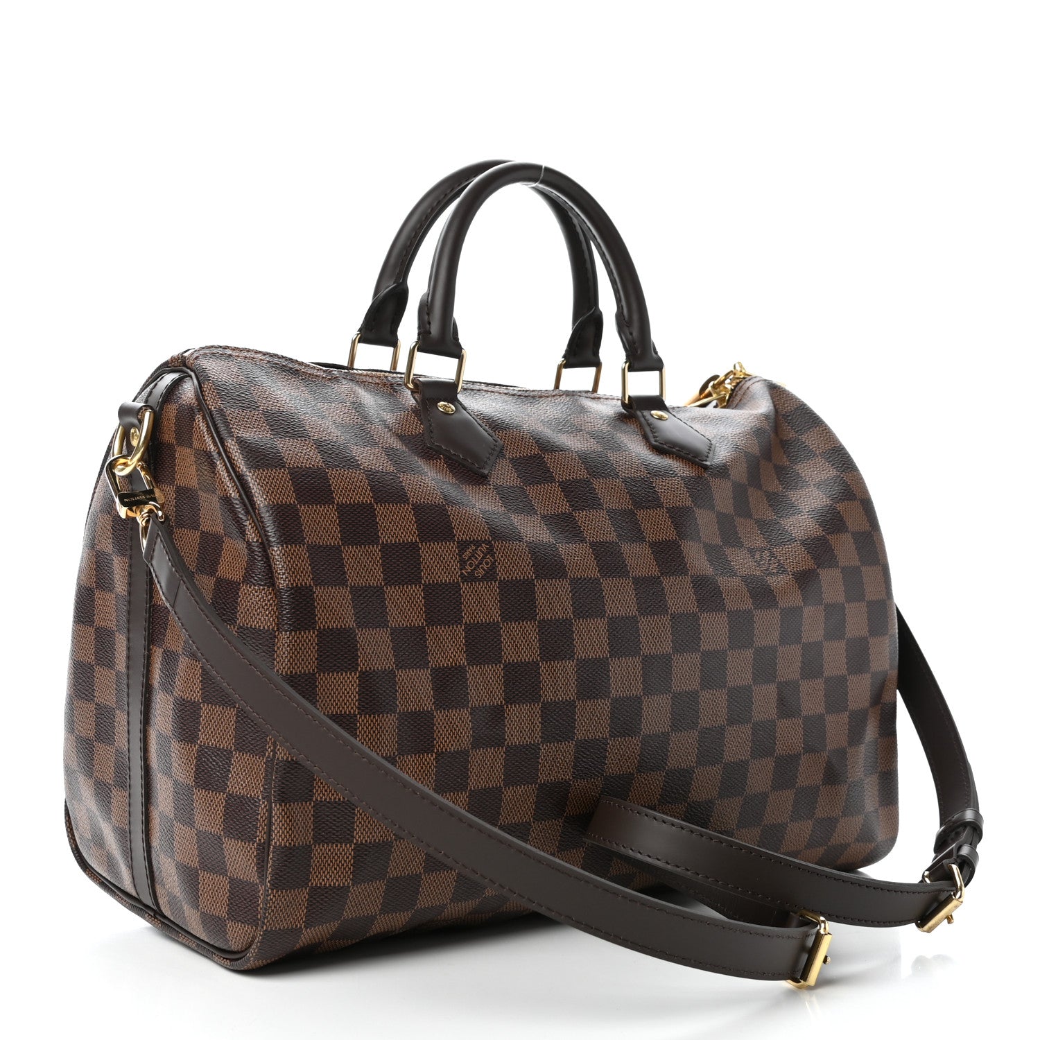 Louis Vuitton Damier Ebene Speedy Bandouliere 35 3 of 10