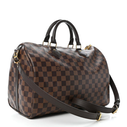 Louis Vuitton Damier Ebene Speedy Bandouliere 35 3 of 10
