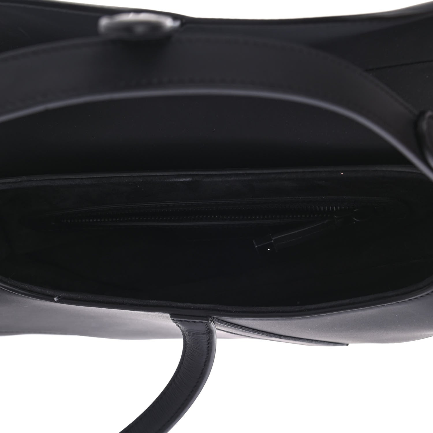 Christian Dior Ultra Matte Calfskin Saddle Bag Black 4 of 4