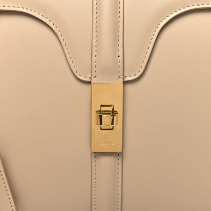 Celine Satinated Calfskin Small 16 Top Handle Bag Beige 9 of 11