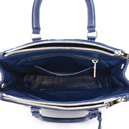 Prada Nappa Gaufre Double Zip Tote Bluette 5 of 12