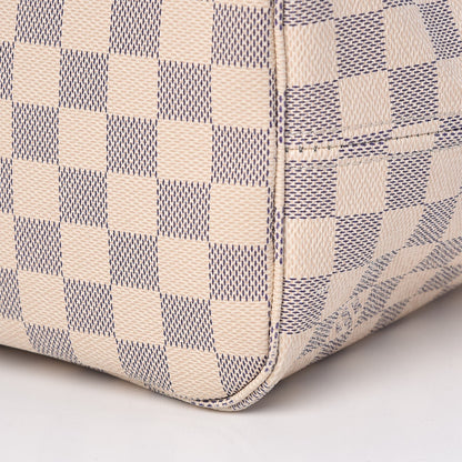 Louis Vuitton Damier Azur Neo Neverfull MM Rose Ballerine 15 of 16