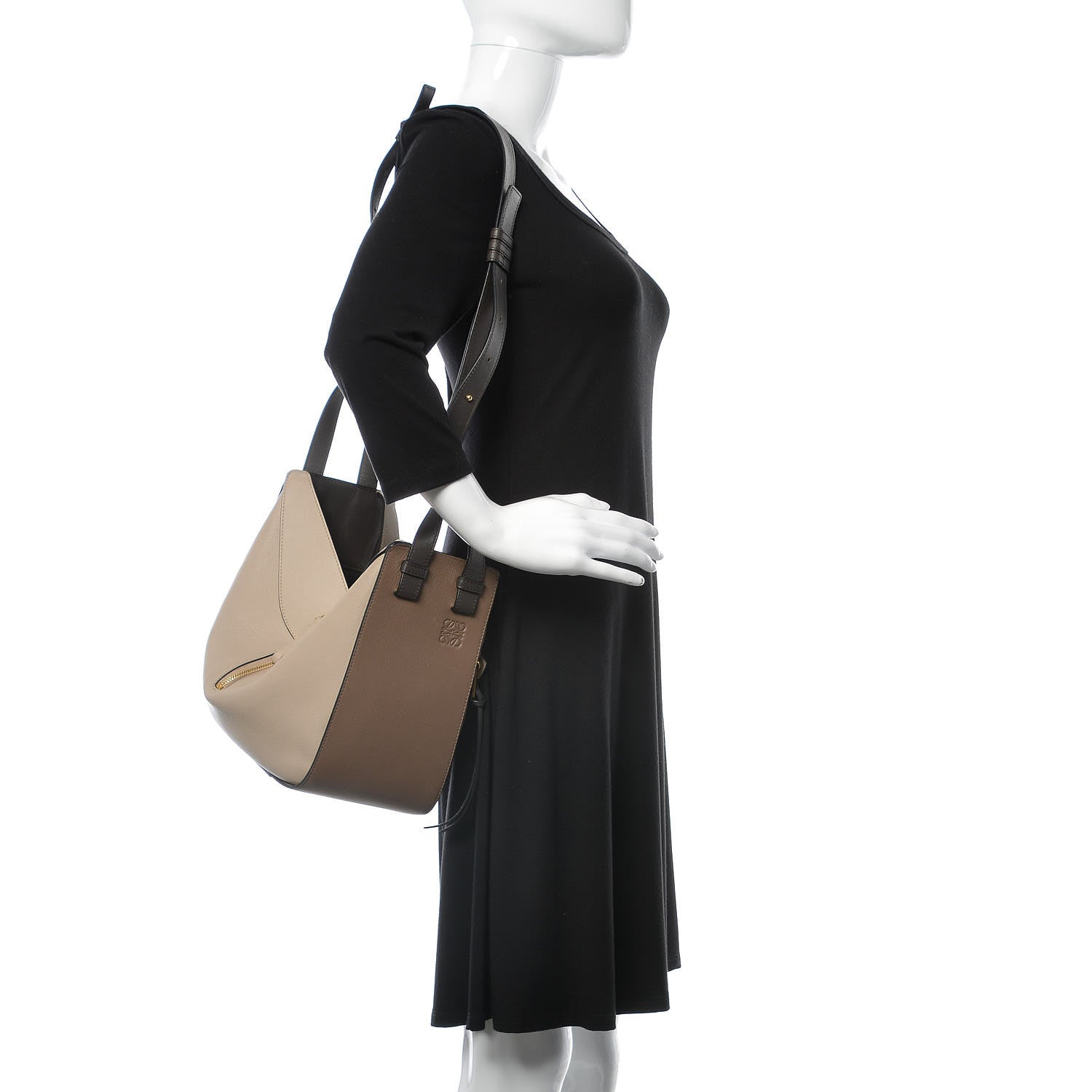 Loewe Calfskin Small Hammock Shoulder Bag Brown 2 of 9