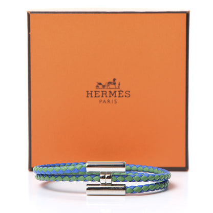 Hermes Swift Double Wrap Cord Tournis Tresse Bracelet 4 of 4