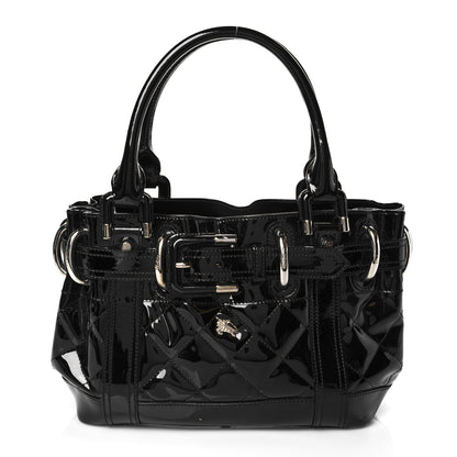 Burberry Patent Quilted Beaton Black 1 of 9