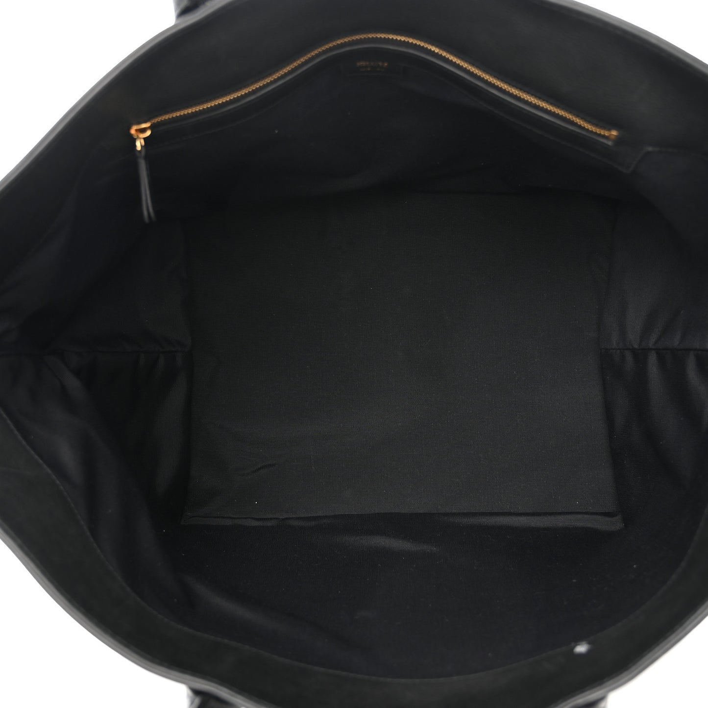 Pebbled Calfskin Medium Amelia East West Tote Black