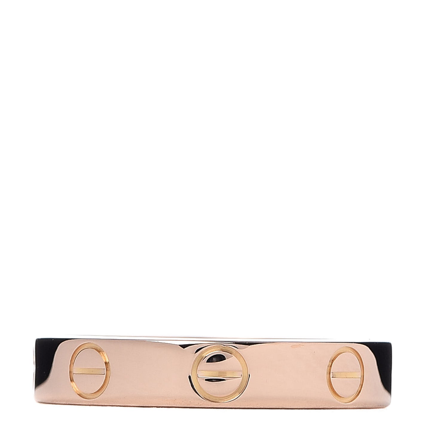 18K Pink Gold 3.5mm LOVE Wedding Band Ring 51 5.75