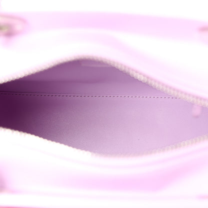 Christian Dior Calfskin Pockets Medium Lady Dior Pink Black Red 5 of 13