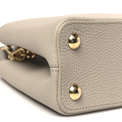Louis Vuitton Taurillon Capucines BB Galet 8 of 9