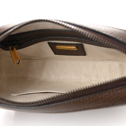 Gucci Textured Dollar Calfskin Gucci 100 Aria Belt Bag 90 36 New Acero Multicolor 5 of 11