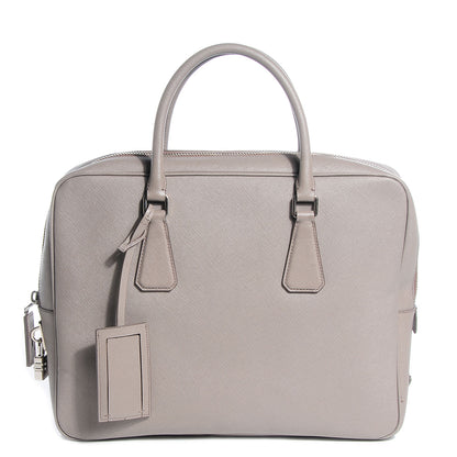 Prada Saffiano Travel Briefcase Argilla 1 of 11