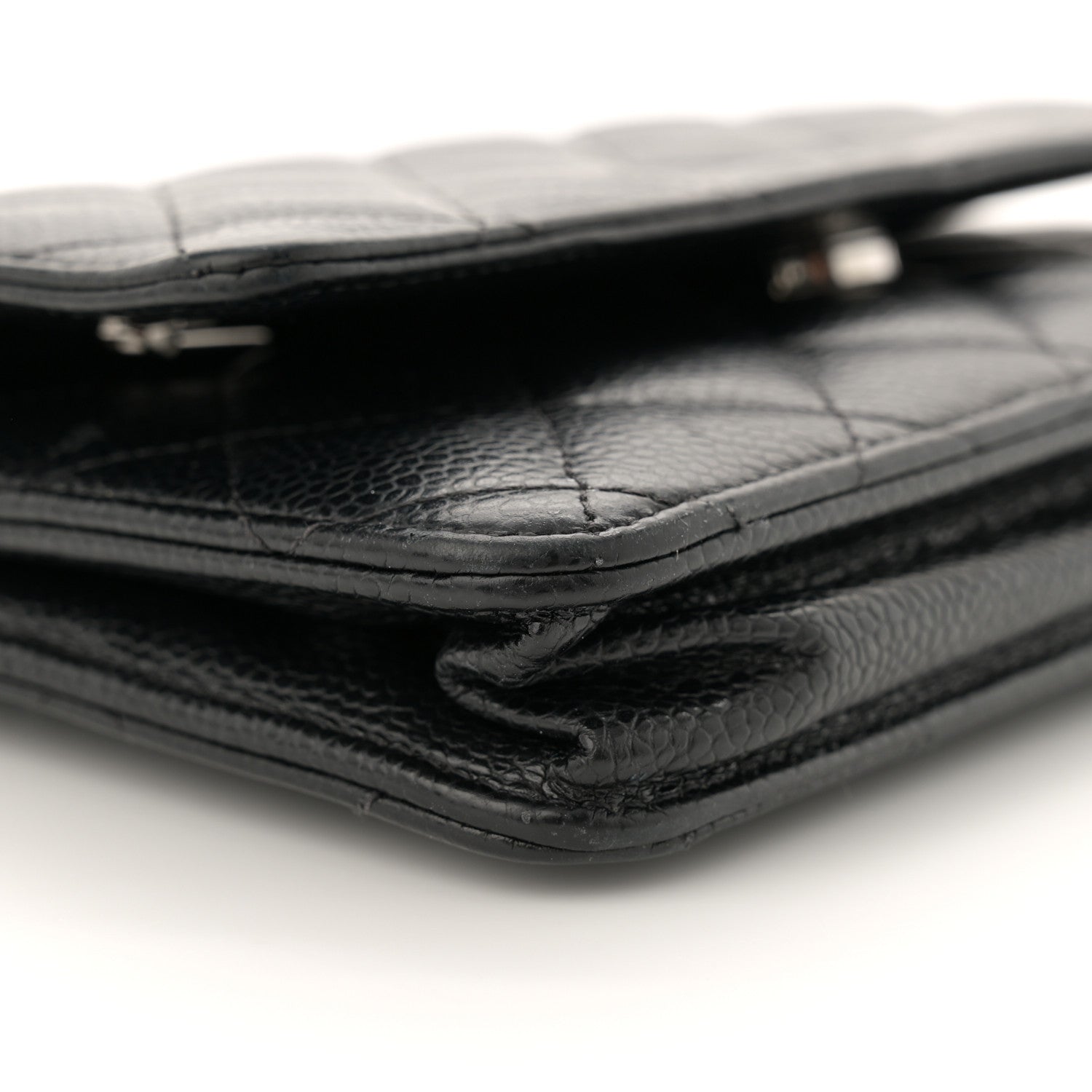 Chanel Caviar Quilted Wallet on Chain WOC Black 9 of 17