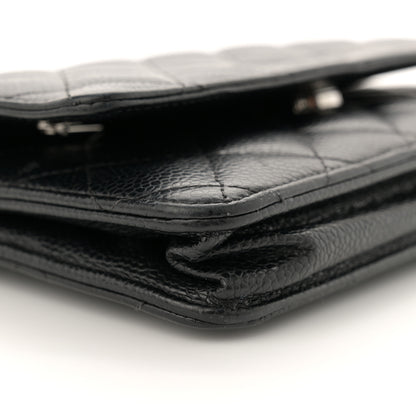 Chanel Caviar Quilted Wallet on Chain WOC Black 9 of 17