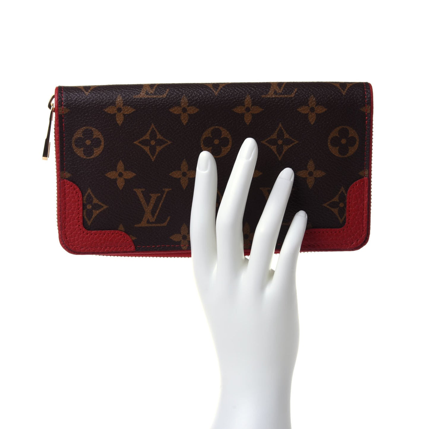 Monogram Retiro Zippy Wallet Cherry