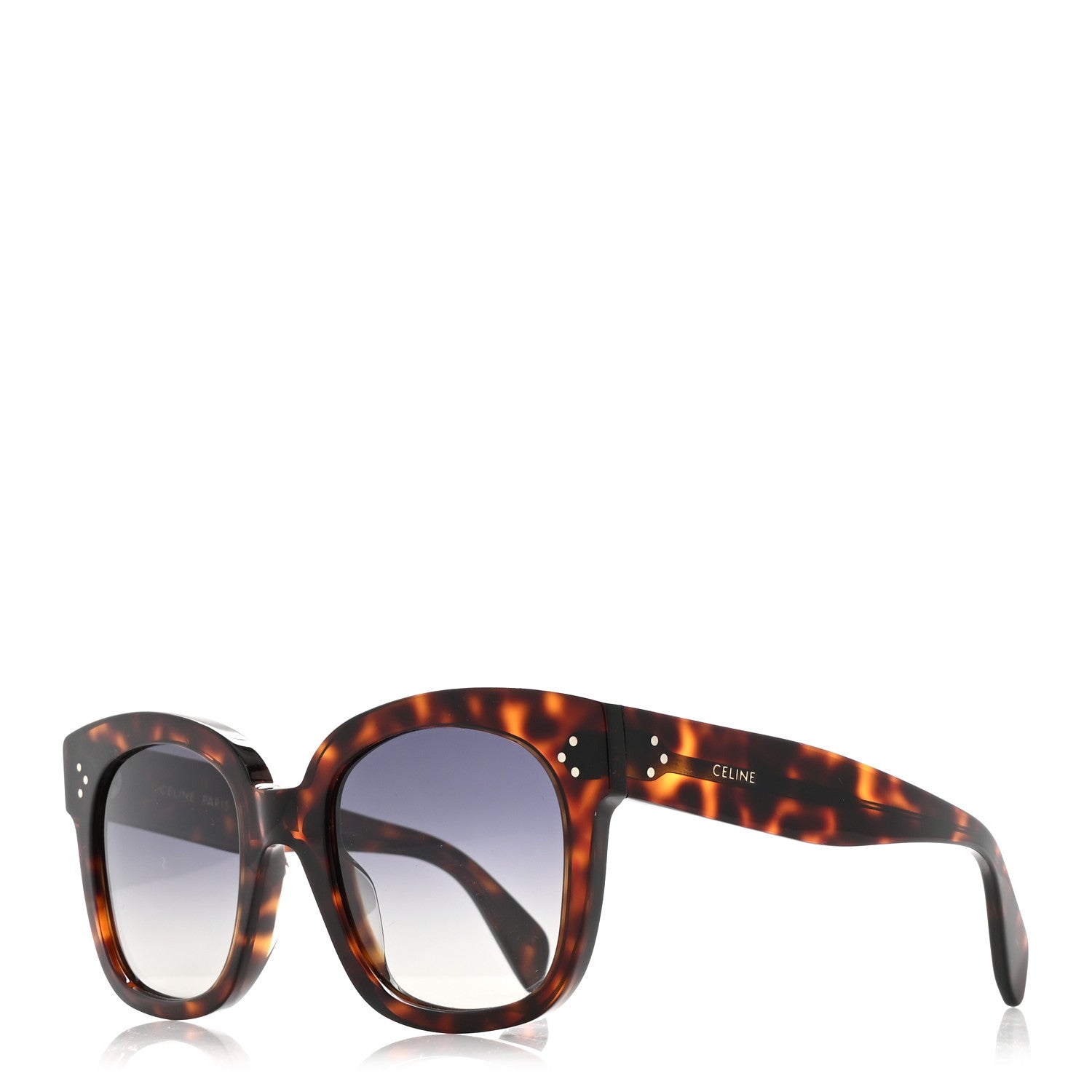 Celine New Audrey CL4002UN Sunglasses Tortoise 1 of 7