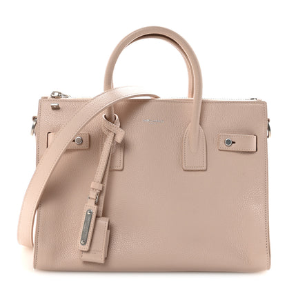 Saint Laurent Grained Calfskin Baby Sac De Jour Souple Marble Pink 1 of 9