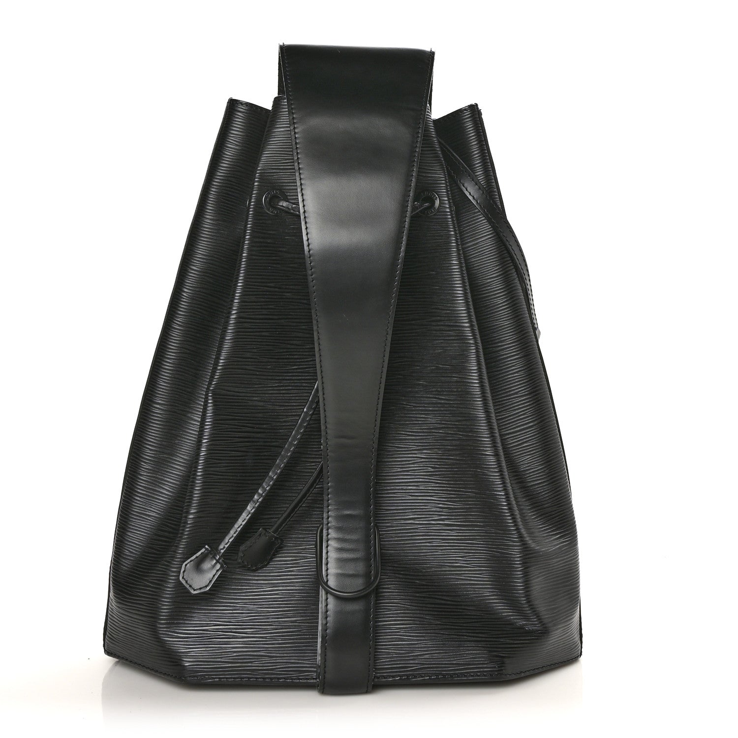 Louis Vuitton Epi Sac a Dos Drawstring Bag Black 5 of 23