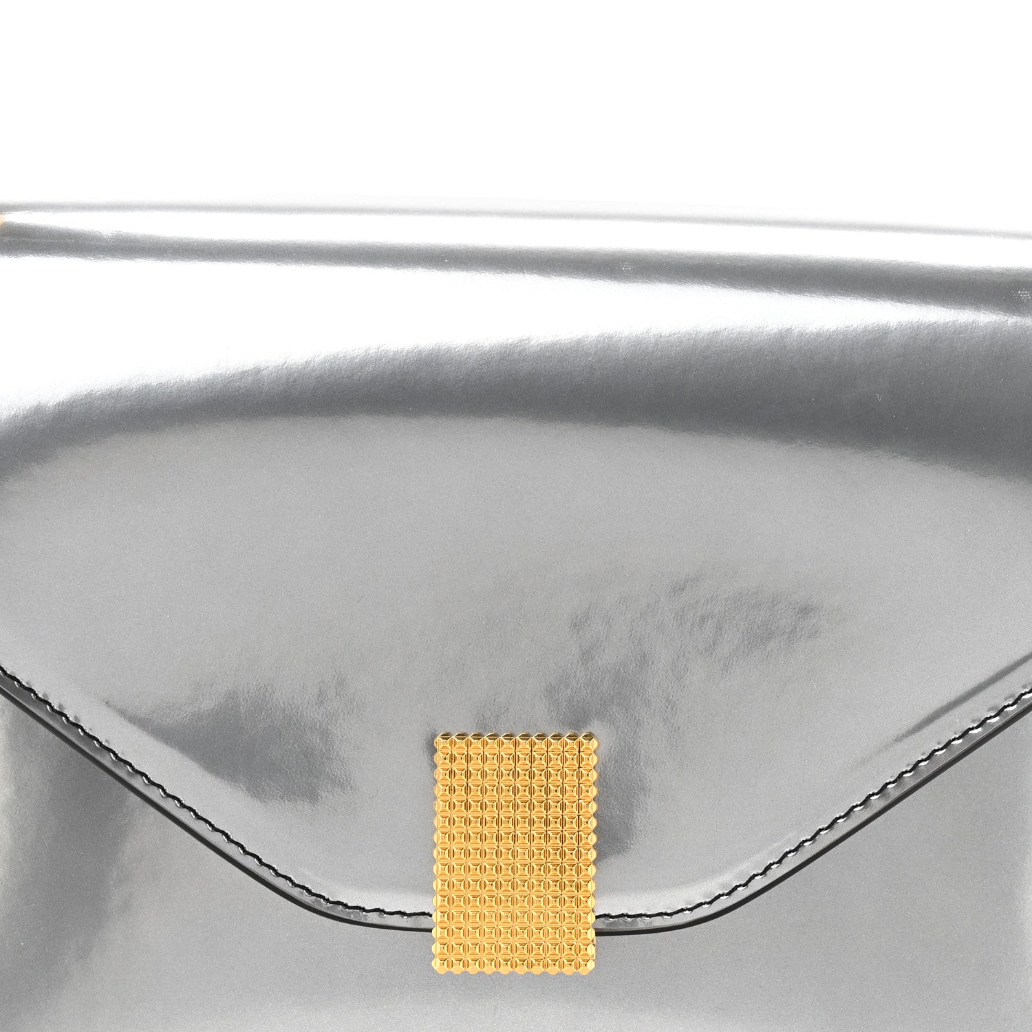 Lanvin Metallic Calfskin Concerto Bag SIlver 8 of 12