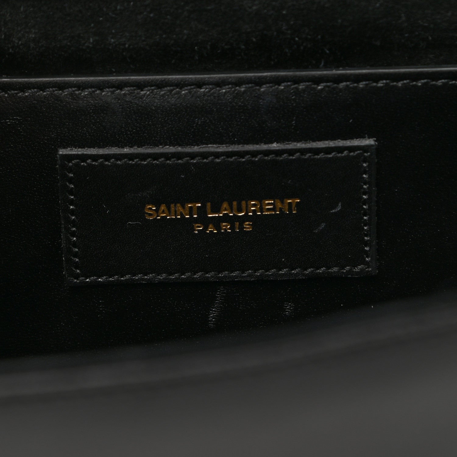 Saint Laurent Calfskin Classic Monogram Cassandre Clutch Black 6 of 6