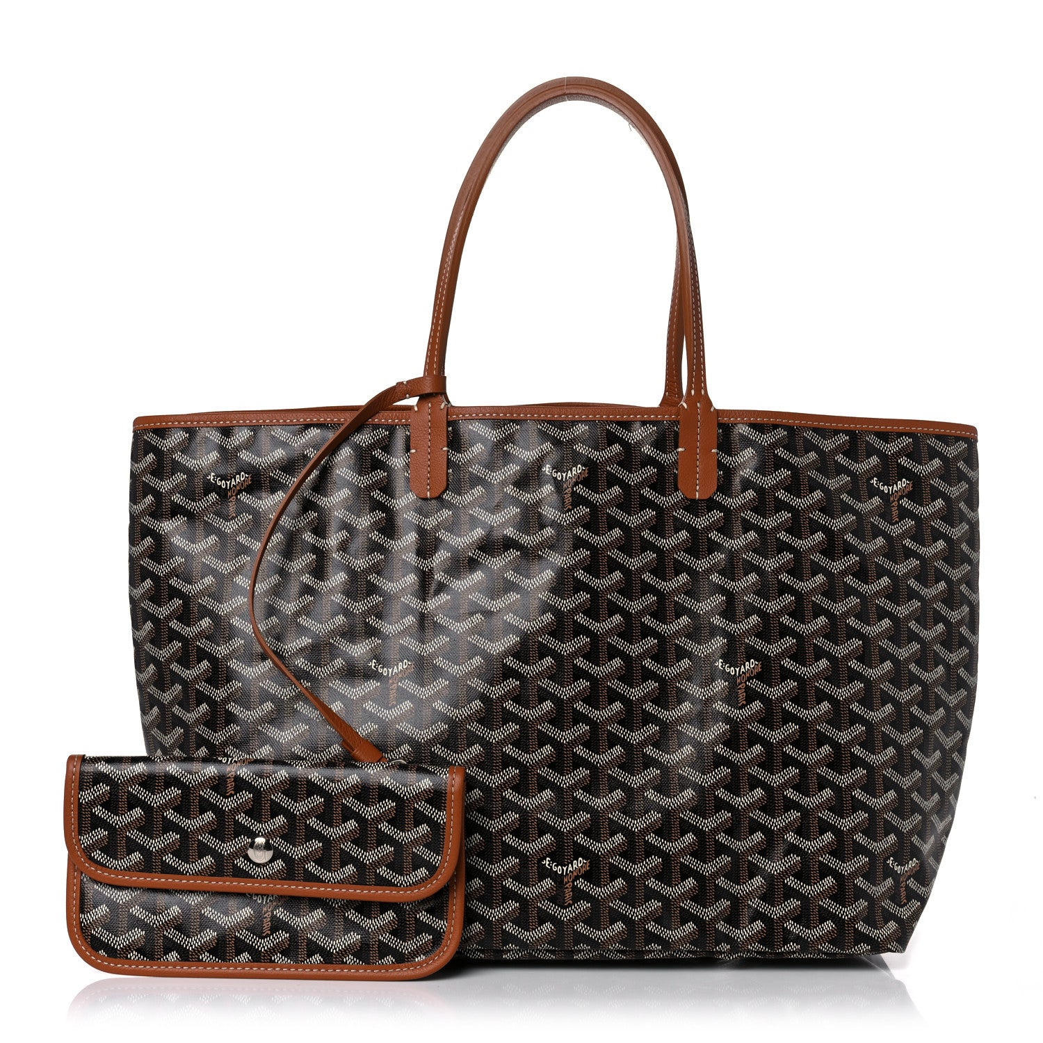 Goyard Goyardine Saint Louis PM Black Gold 1 of 8