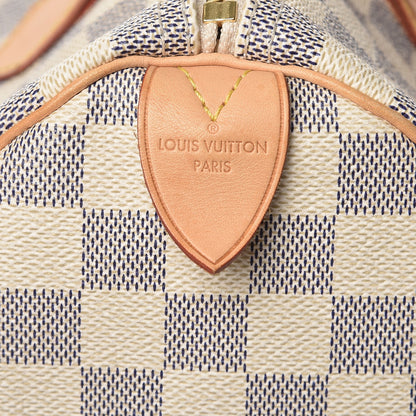 Louis Vuitton Damier Azur Speedy 30 8 of 12