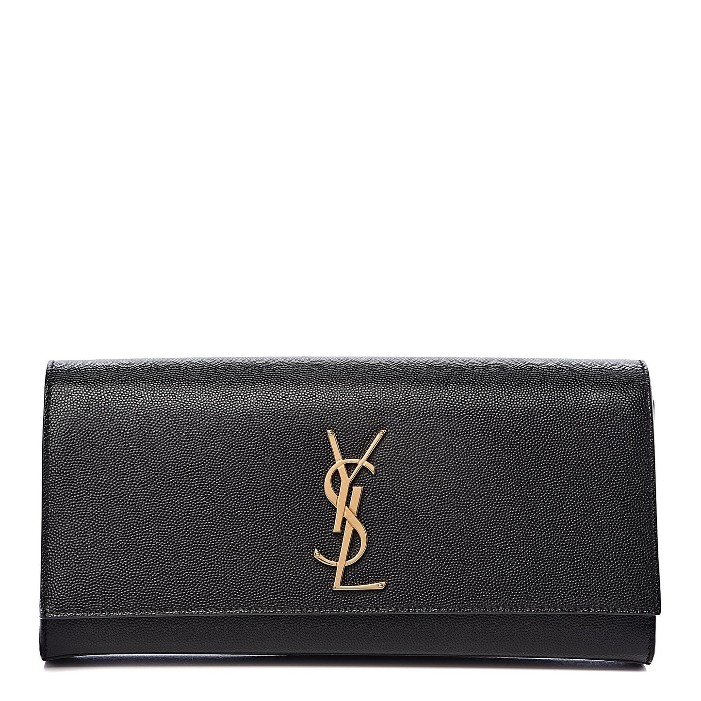 Grain De Poudre Monogram Cassandre Clutch Black