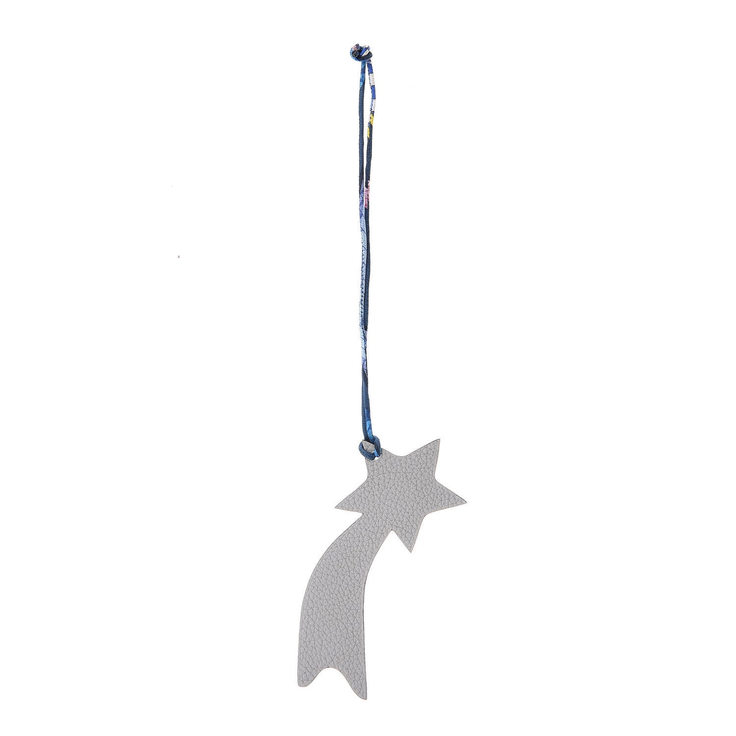 Togo Epsom Petit H Shooting Star Bag Charm Gris Mouette Bleu Zanzibar