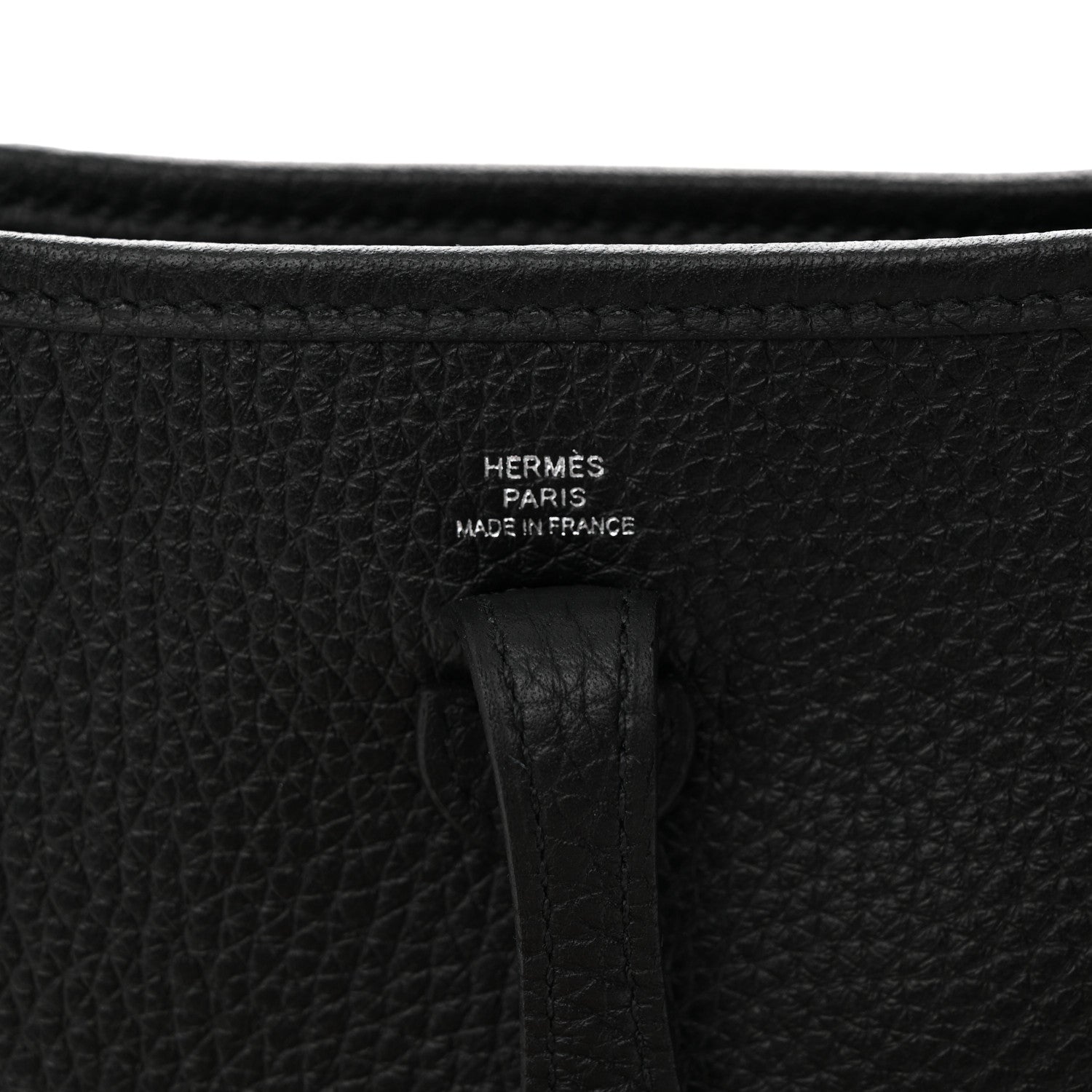 Hermes Taurillon Clemence Evelyne TPM Black 6 of 11