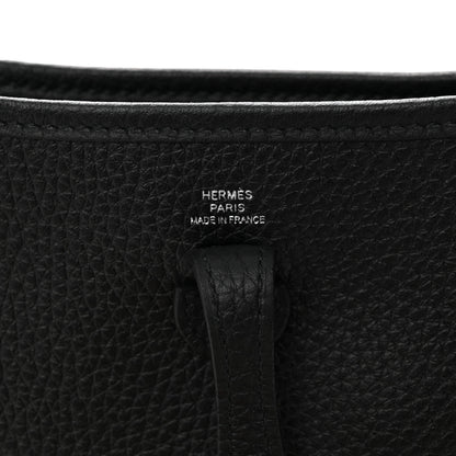 Hermes Taurillon Clemence Evelyne TPM Black 6 of 11