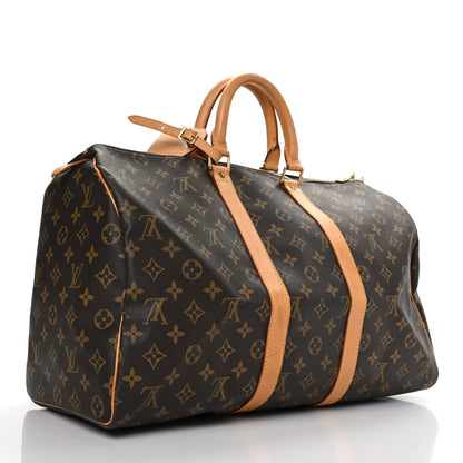 Louis Vuitton Monogram Keepall 45 3 of 12