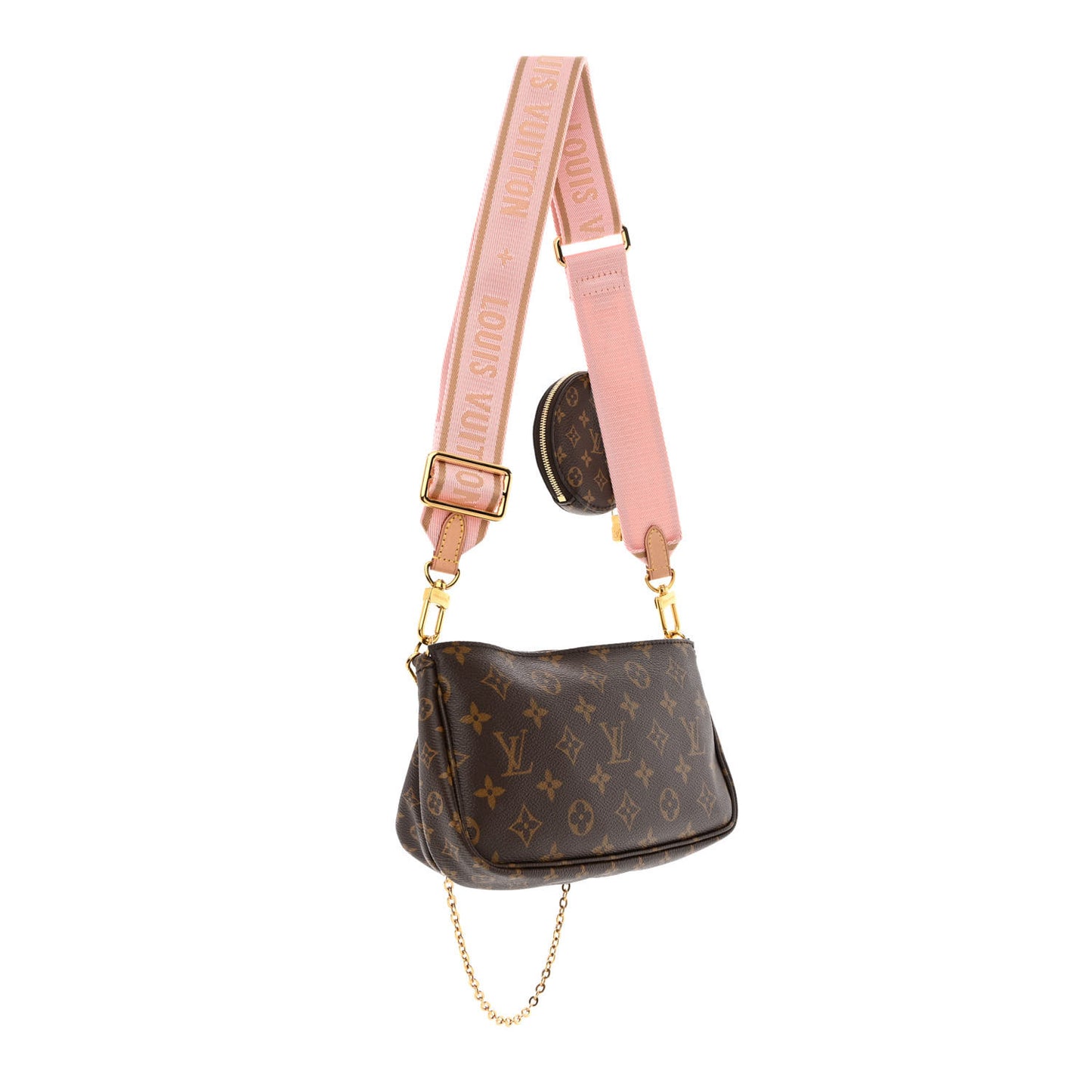 Monogram Multi Pochette Accessories Rose Clair